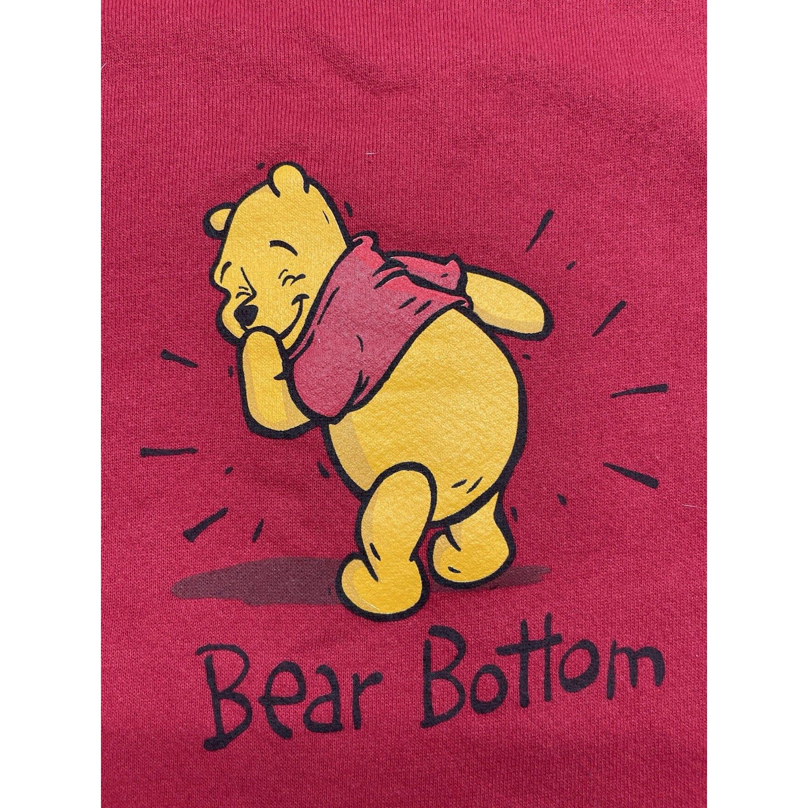 Disney Vtg 90s Disney Store Winnie The Pooh Bear Bottom Sweatshirt Size US XL / EU 56 / 4 - 7 Thumbnail