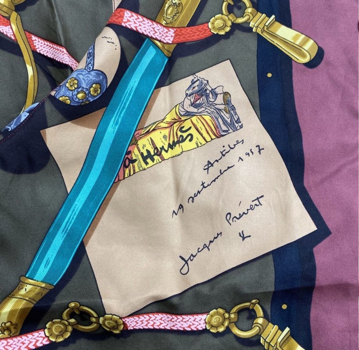 Hermes HOLY GRAILS!! Archives 90s Hermes ALL OVER PRINT SHIRT Size US L / EU 52-54 / 3 - 8 Thumbnail