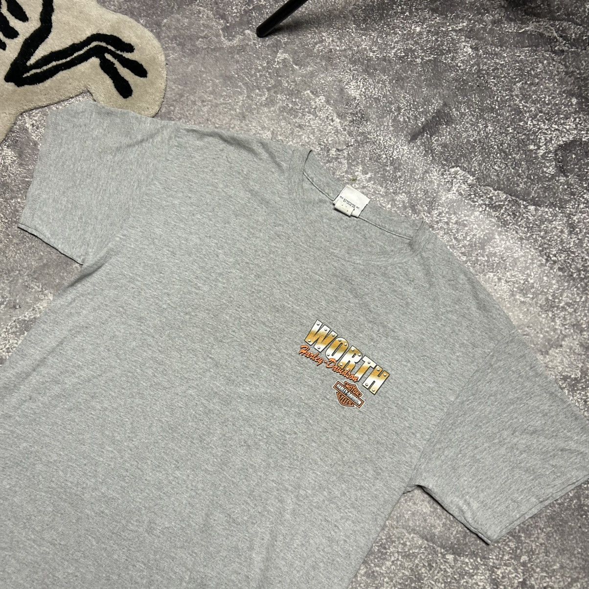 Harley Davidson Vintage Harley Davidson Big Graphic logo 2013 motorcycle tee Size US L / EU 52-54 / 3 - 7 Thumbnail