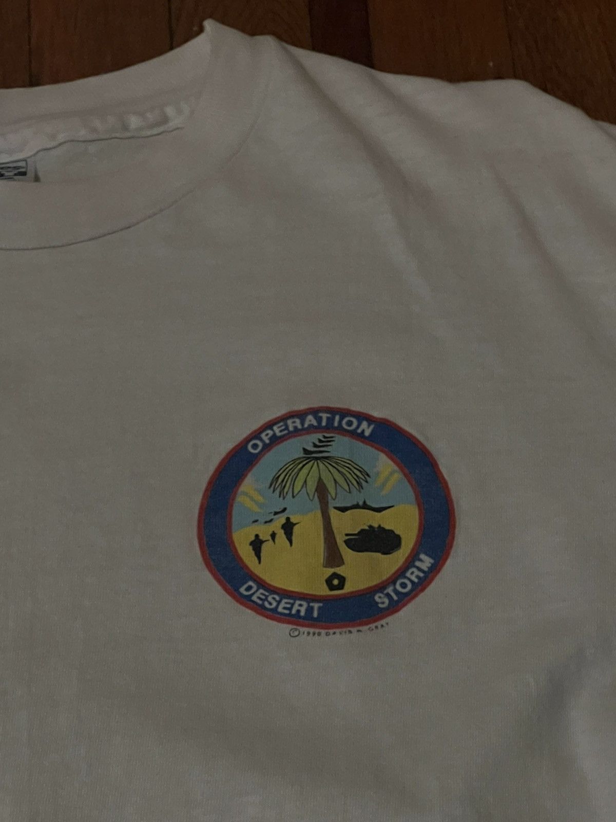 Hanes × Vintage Vintage 1990s Operation Desert Storm Americans Size US L / EU 52-54 / 3 - 4 Thumbnail