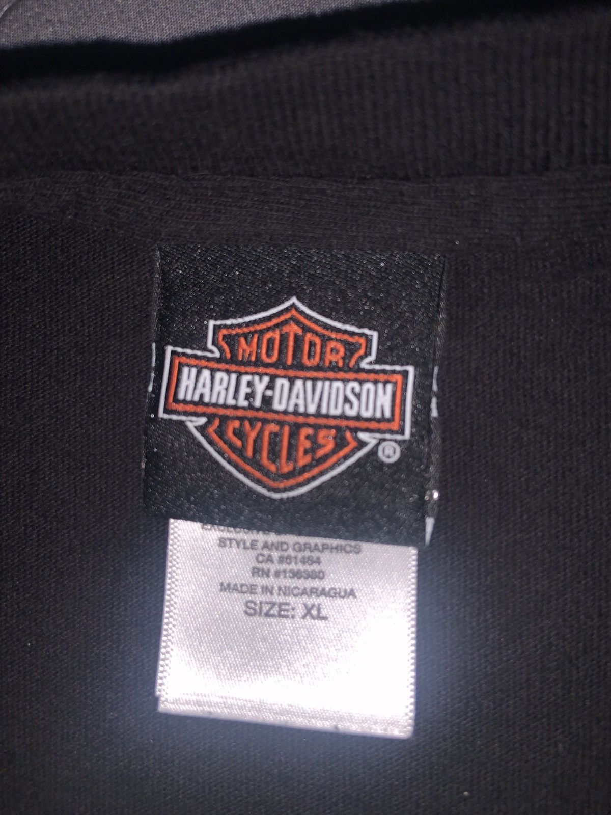 Harley Davidson Harley Davidson Big Front Graphic T - Size XL Size US XL / EU 56 / 4 - 3 Thumbnail