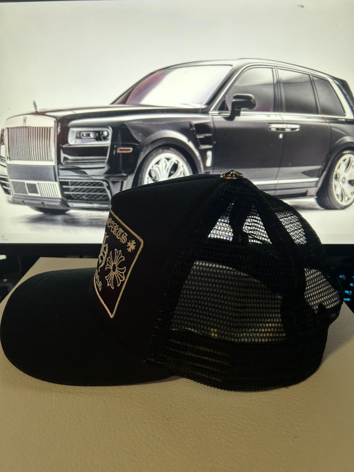 Chrome Hearts Chrome Hearts Hong Kong Trucker Hat Size ONE SIZE - 2 Thumbnail