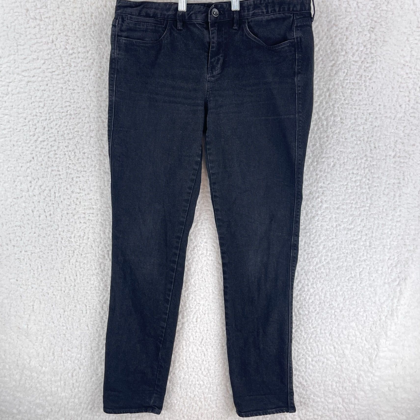Madewell Madewell Jeans Womens Size 30 Black Denim Skinny Leg Mid-Rise Casual Stretch Size 30" / US 8 / IT 44 - 2 Thumbnail