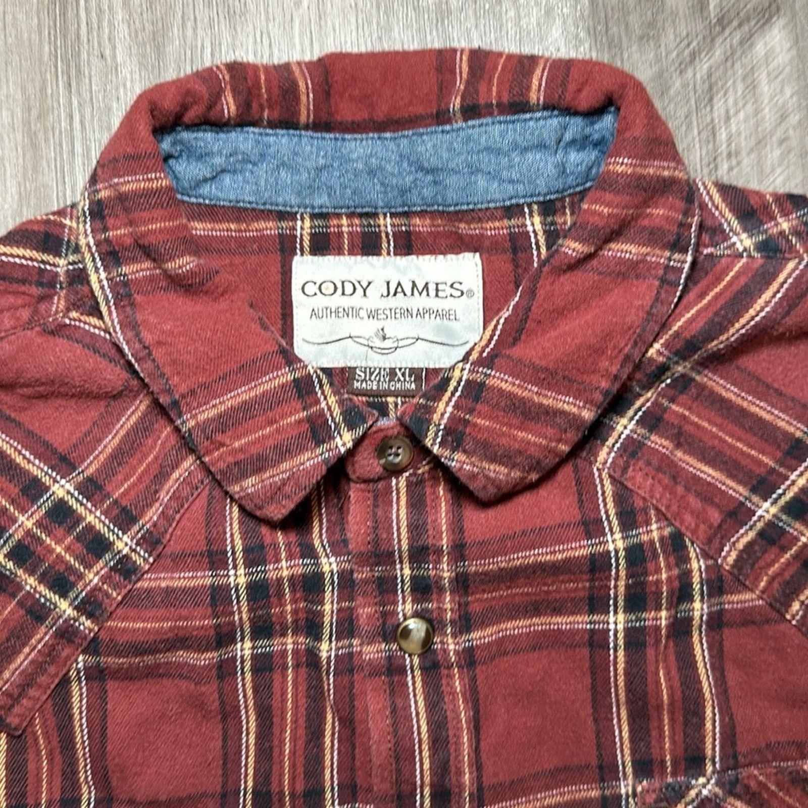 Cody James Cody James Western Flannel Long Sleeve Pearl Snap - XL Size US XL / EU 56 / 4 - 7 Thumbnail