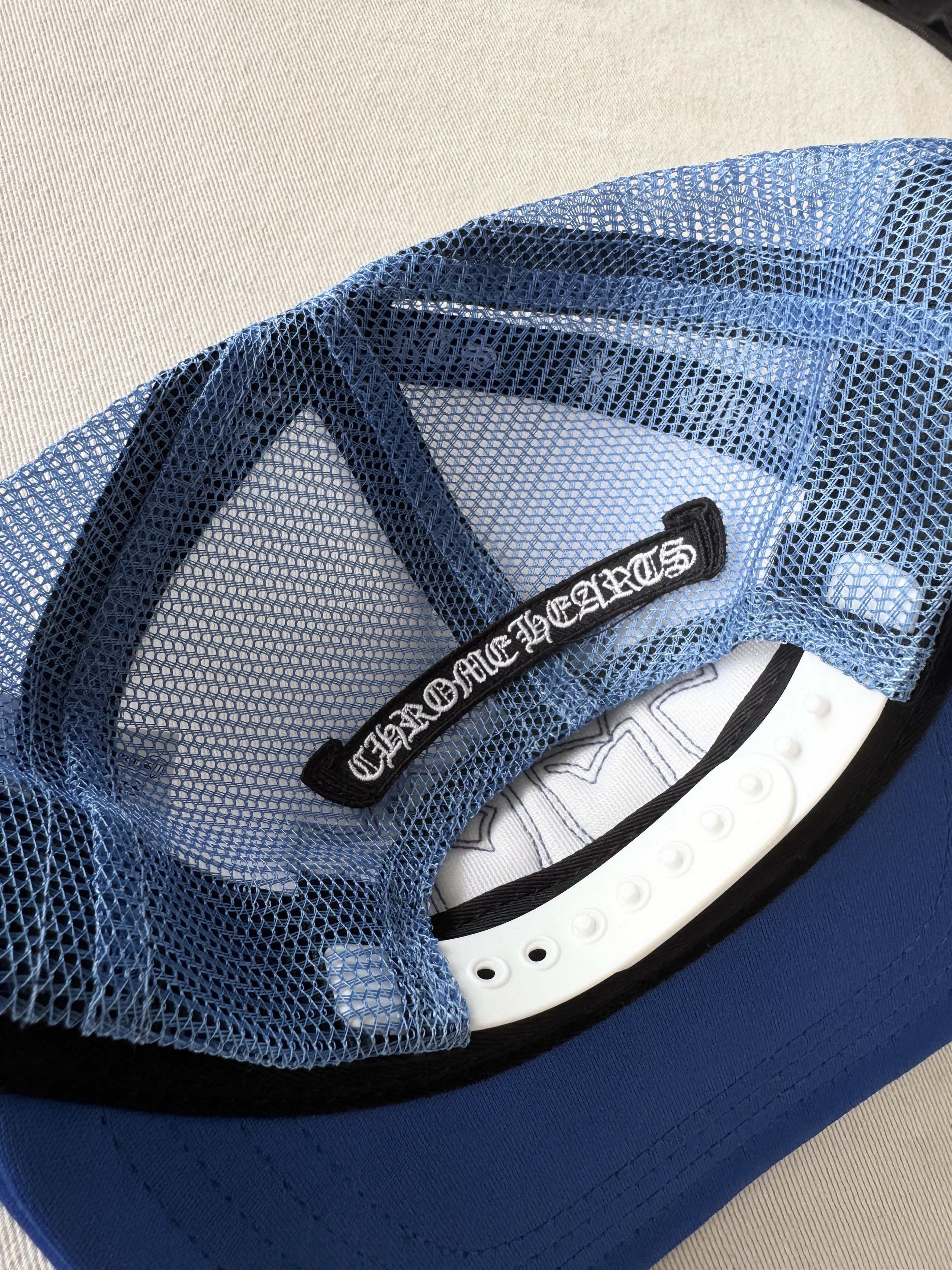 Chrome Hearts Blue Cemetery Trucker Hat Size ONE SIZE - 5 Thumbnail