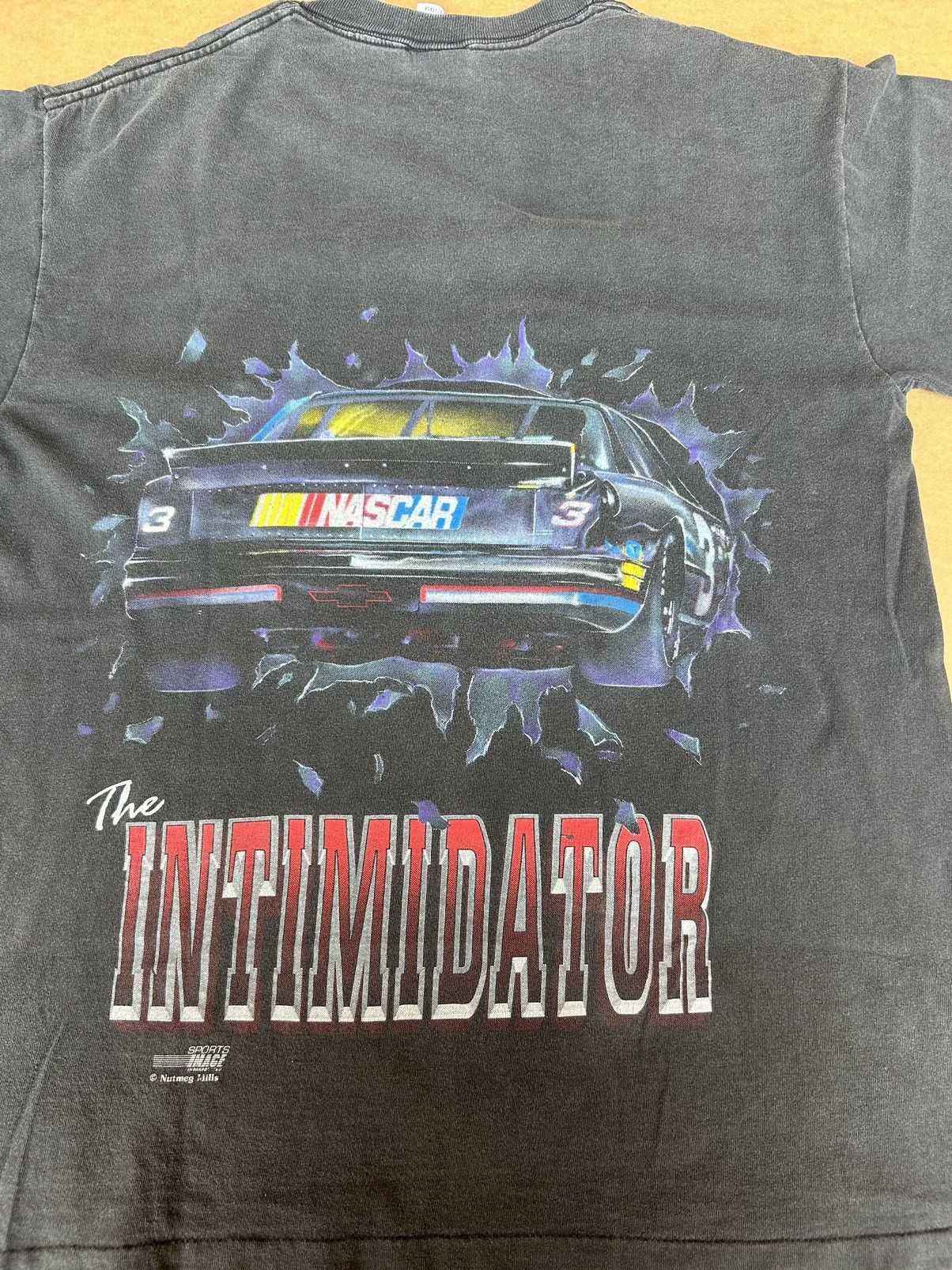 Vintage Vintage 90's Dale Earnhardt Intimidator T-Shirt Racing Rare Size US L / EU 52-54 / 3 - 11 Thumbnail