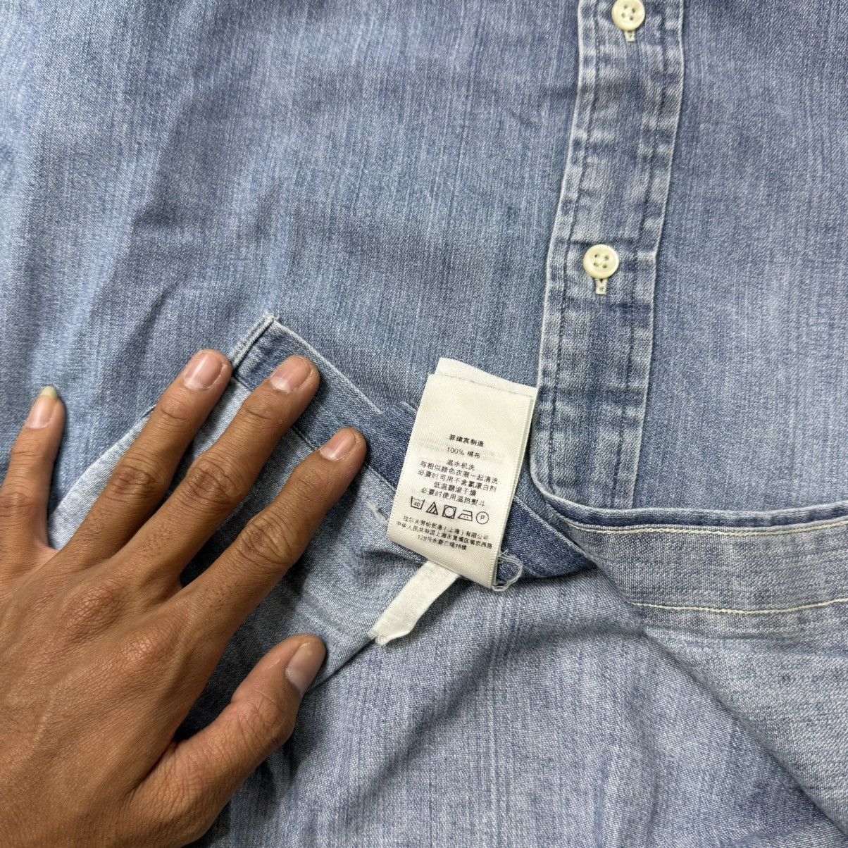 Polo Ralph Lauren Polo Ralph Lauren denim wash button shirt Size US L / EU 52-54 / 3 - 7 Thumbnail