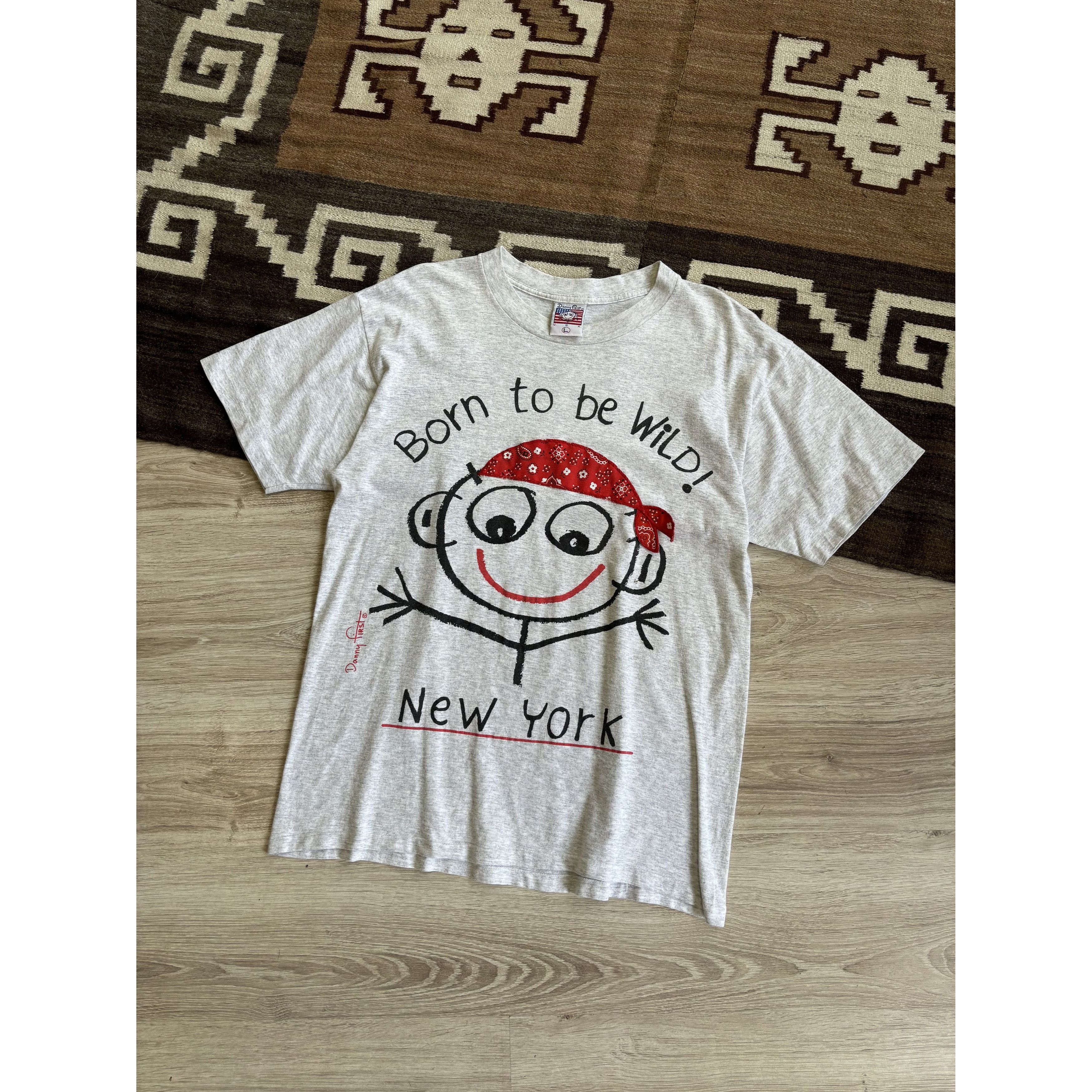 Other Danny First 90s Born to be Wild T Shirt 2825AC Size US XL / EU 56 / 4 - 1 Thumbnail