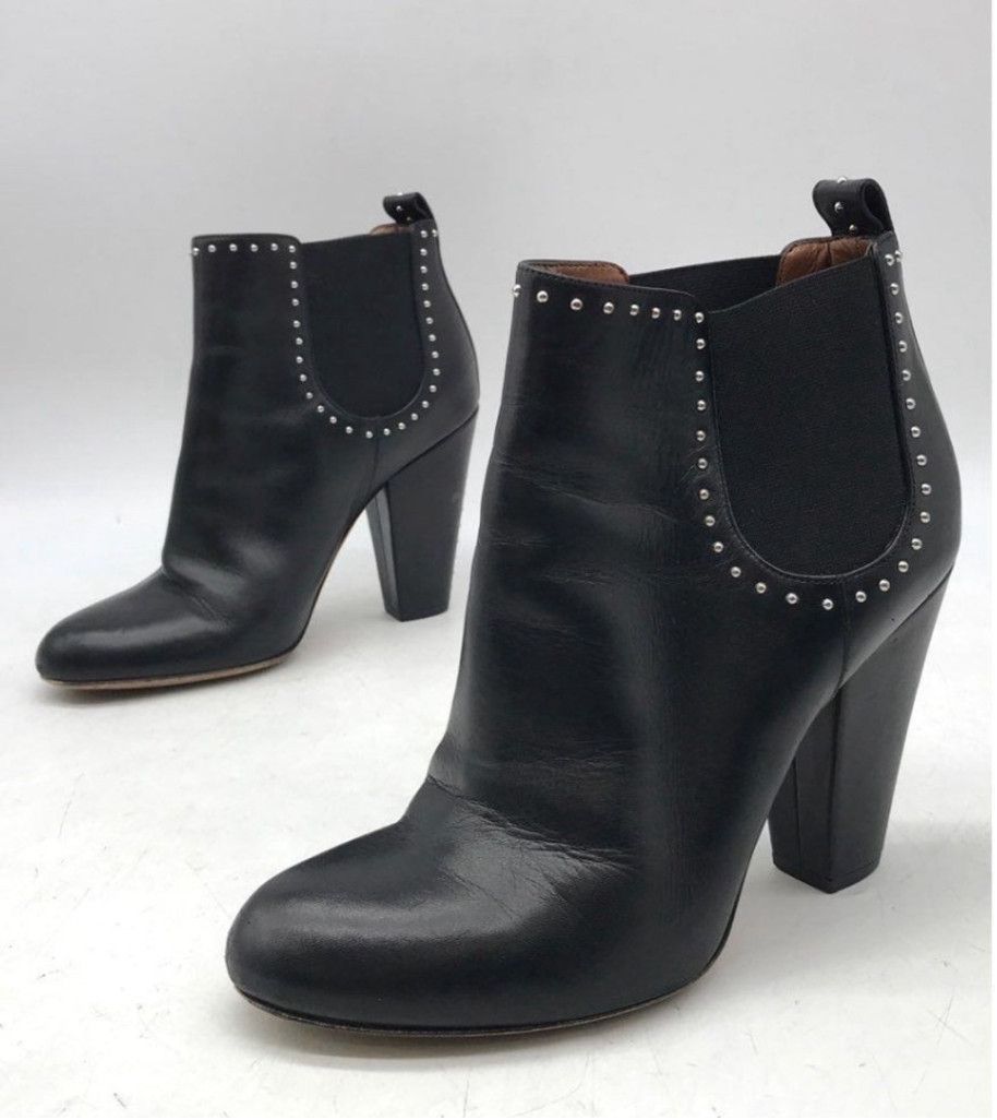 Givenchy Women's Givenchy Black Leather Ankle Boots Size 38 Size US 8 / IT 38 - 1 Thumbnail