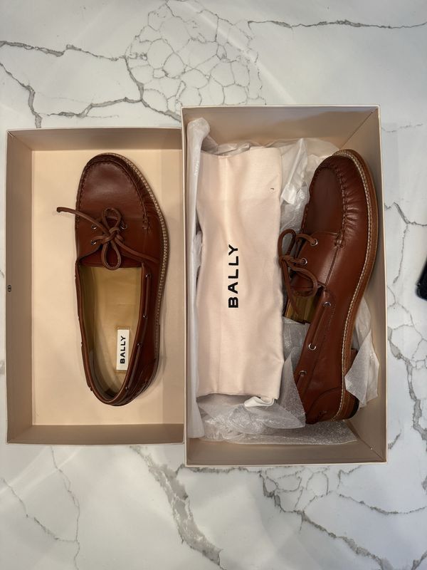 Bally Bally Rimion Leather Boat Deck Shoes Size US 11.5 / EU 44-45 - 1 Thumbnail