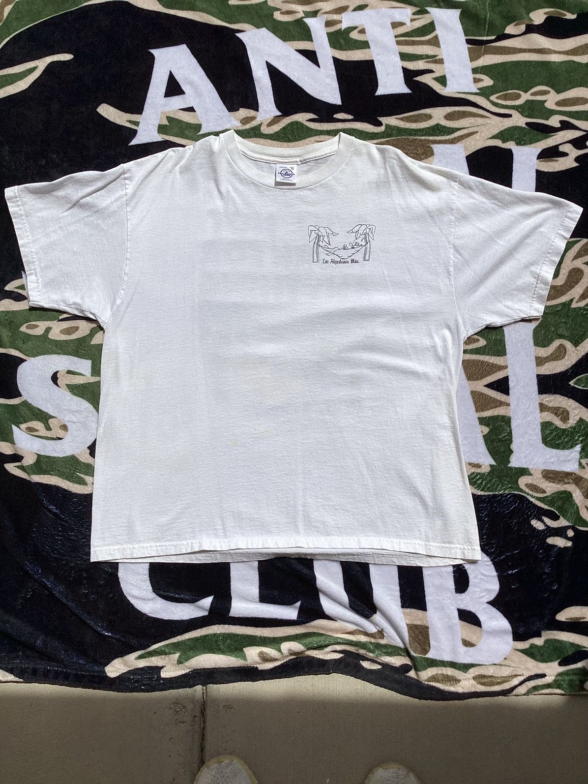 Delta × Vintage Vtg 90s will not work for anything Los algodones Mexico Tee Size US XL / EU 56 / 4 - 4 Thumbnail