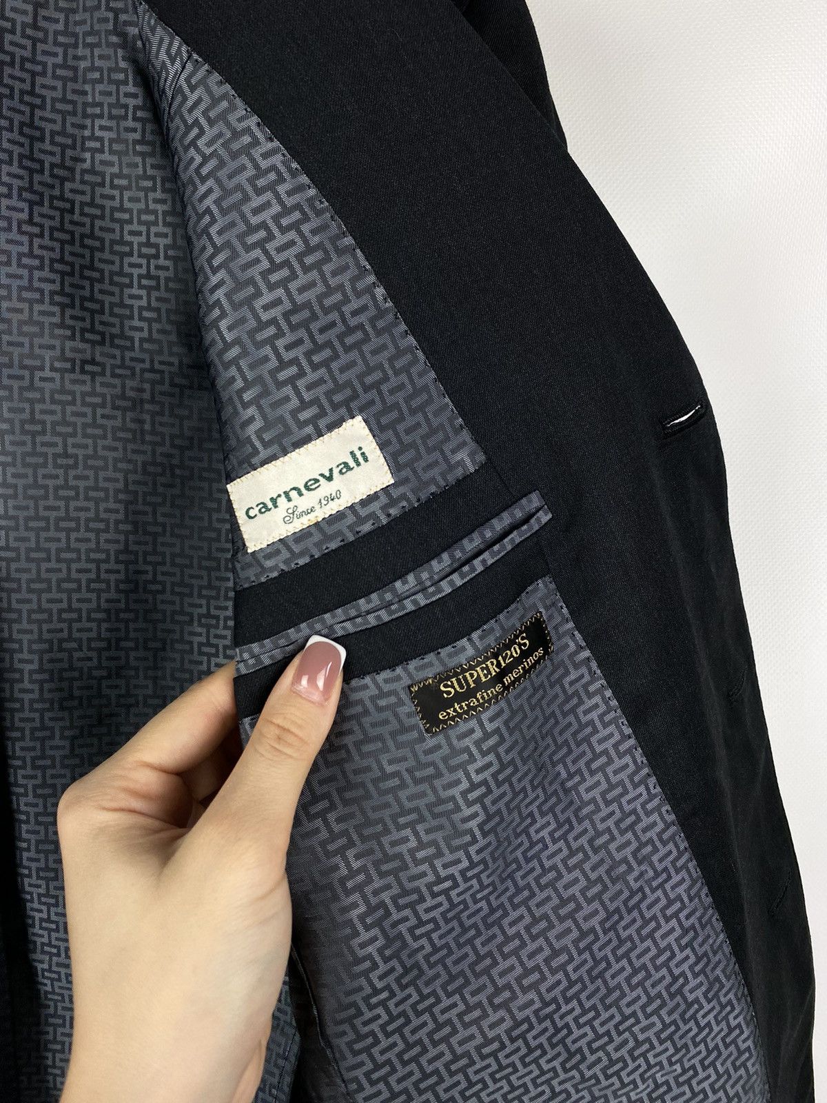 Corneliani Corneliani men’s virgin wool blazer jacket size 48 Size 38R - 19 Thumbnail