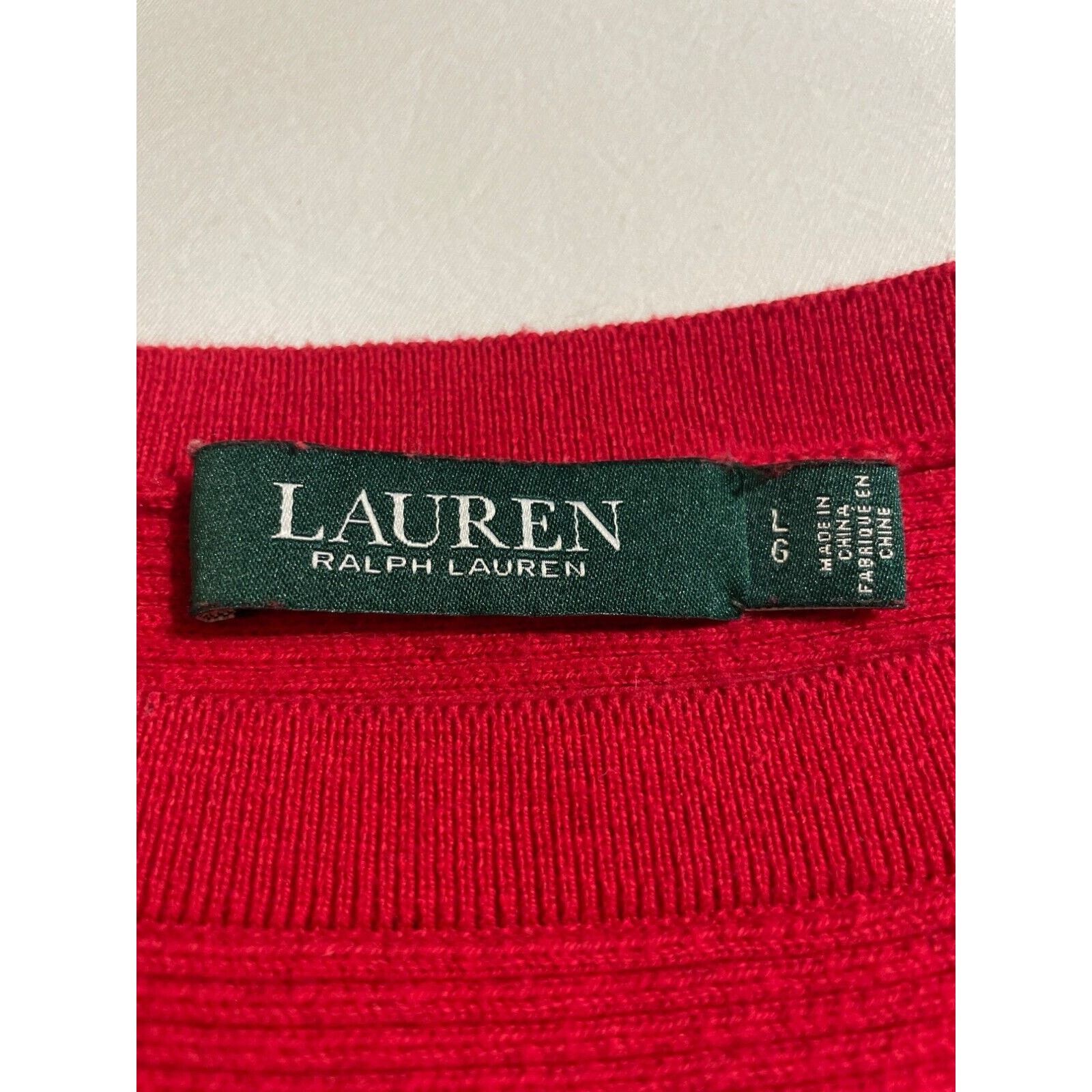 Lauren Ralph Lauren Lauren Ralph Sweater Women's Size Large Ribbed Size L / US 10 / IT 46 - 5 Thumbnail