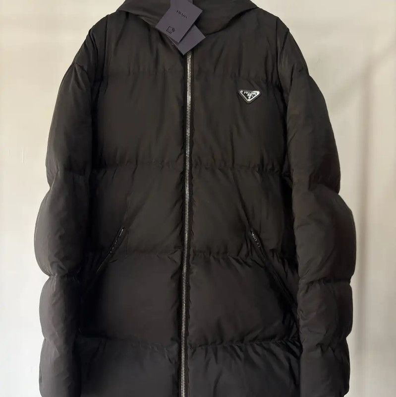 Prada Prada Black Men's Down Jacket - XL Size Size US XL / EU 56 / 4 - 1 Thumbnail