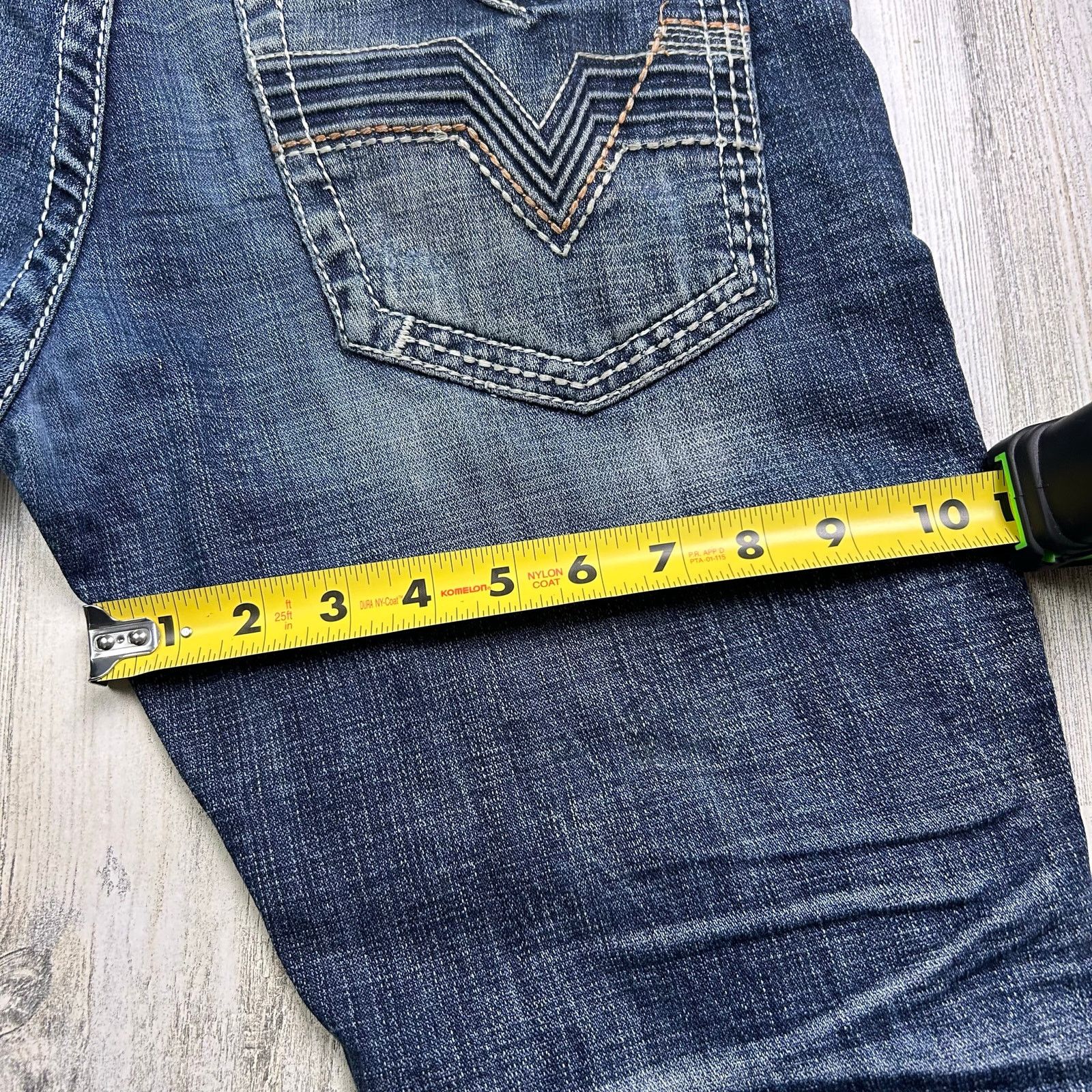 Salvage Salvage Distressed Mayhem Straight Denim Jeans Size US 32 / EU 48 - 11 Thumbnail