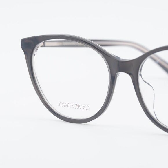 Jimmy Choo Jimmy Choo JC378/G 0MF7 00 Eyeglasses Pearlized Grey 53mm Size ONE SIZE - 8 Thumbnail