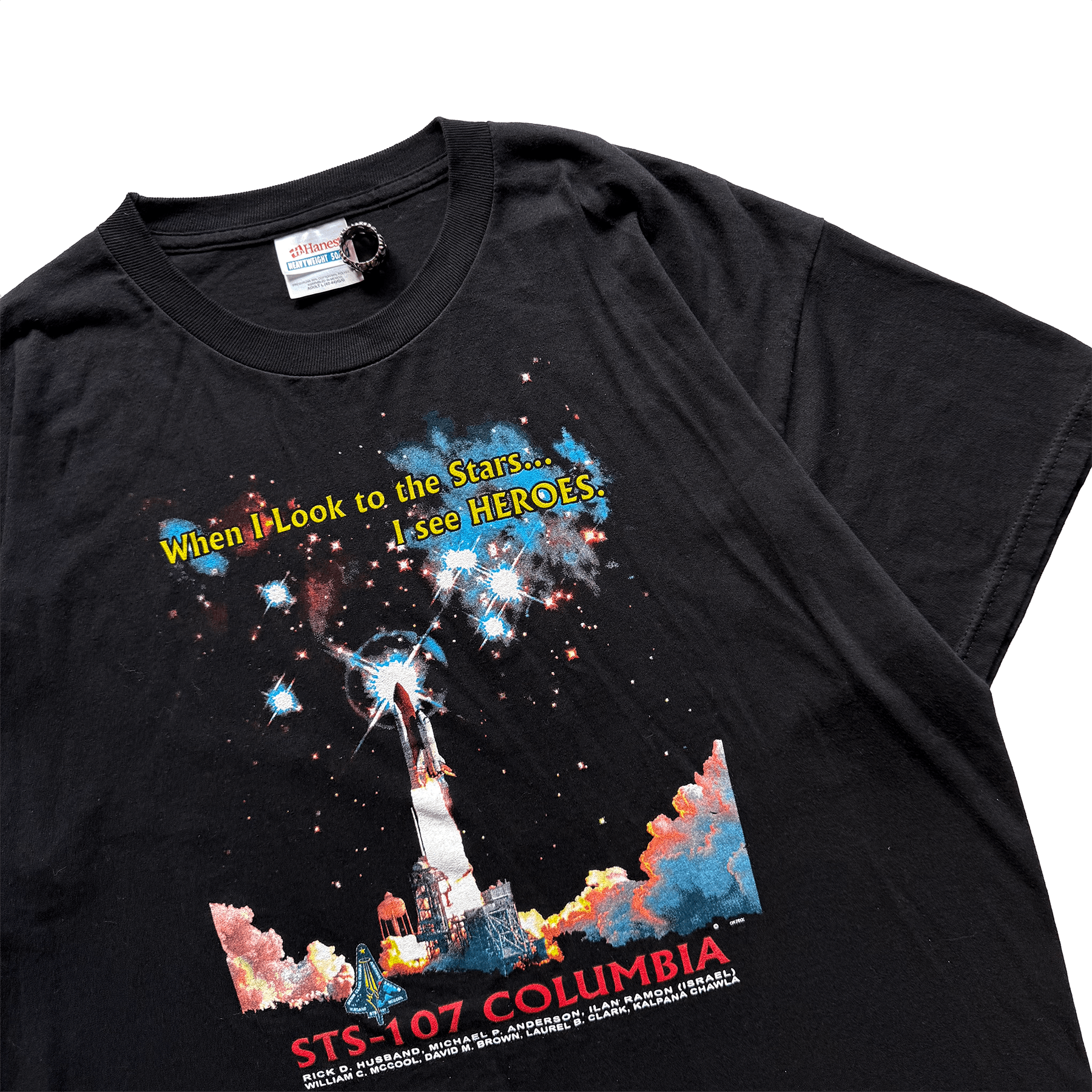 Vintage 2003 Vintage NASA STS-107 Columbia Memorial Tee (#2) Size US XL / EU 56 / 4 - 2 Thumbnail