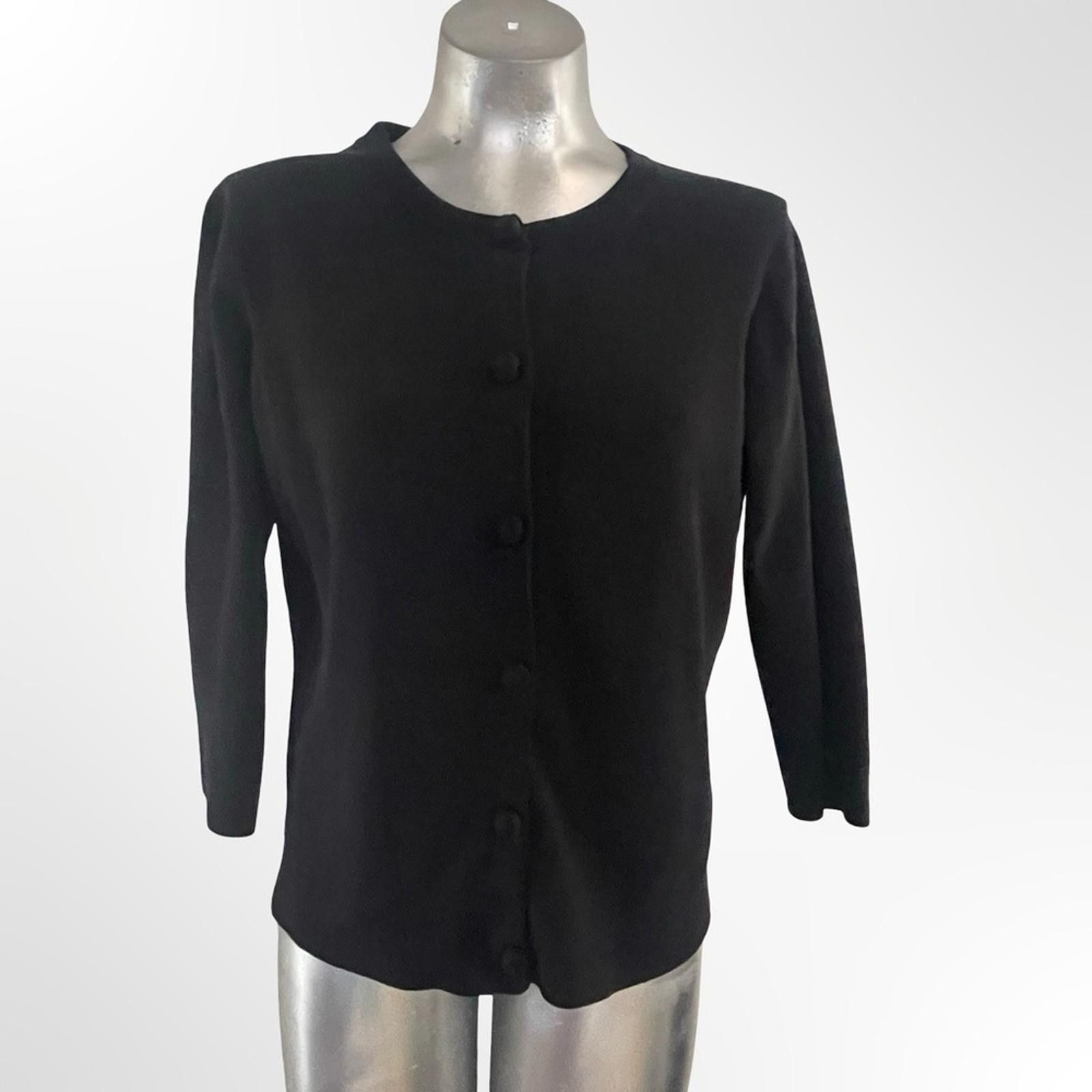 Grateful Dead A very elegant Grace Elements Black Knit Sweater in size L Size L / US 10 / IT 46 - 5 Thumbnail