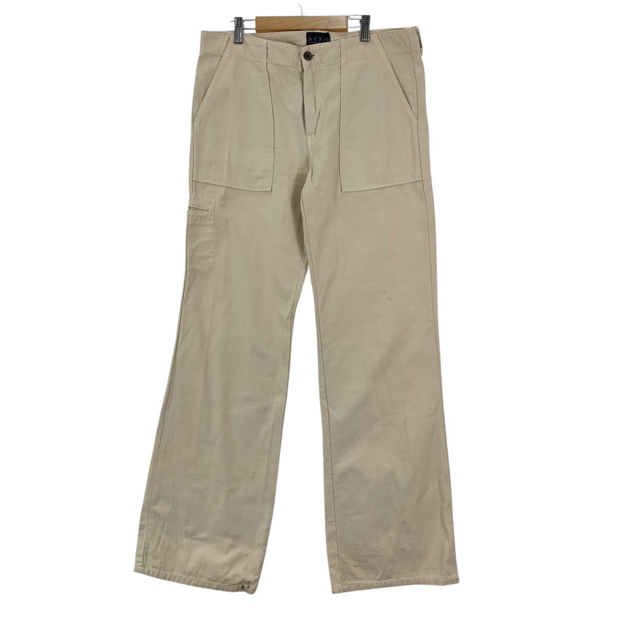Japanese Brand DITA LOS ANGELES Tokyo JapaneseBrand Straight Cut Bush Pants Size 34" / US 12 / IT 48 - 1 Thumbnail