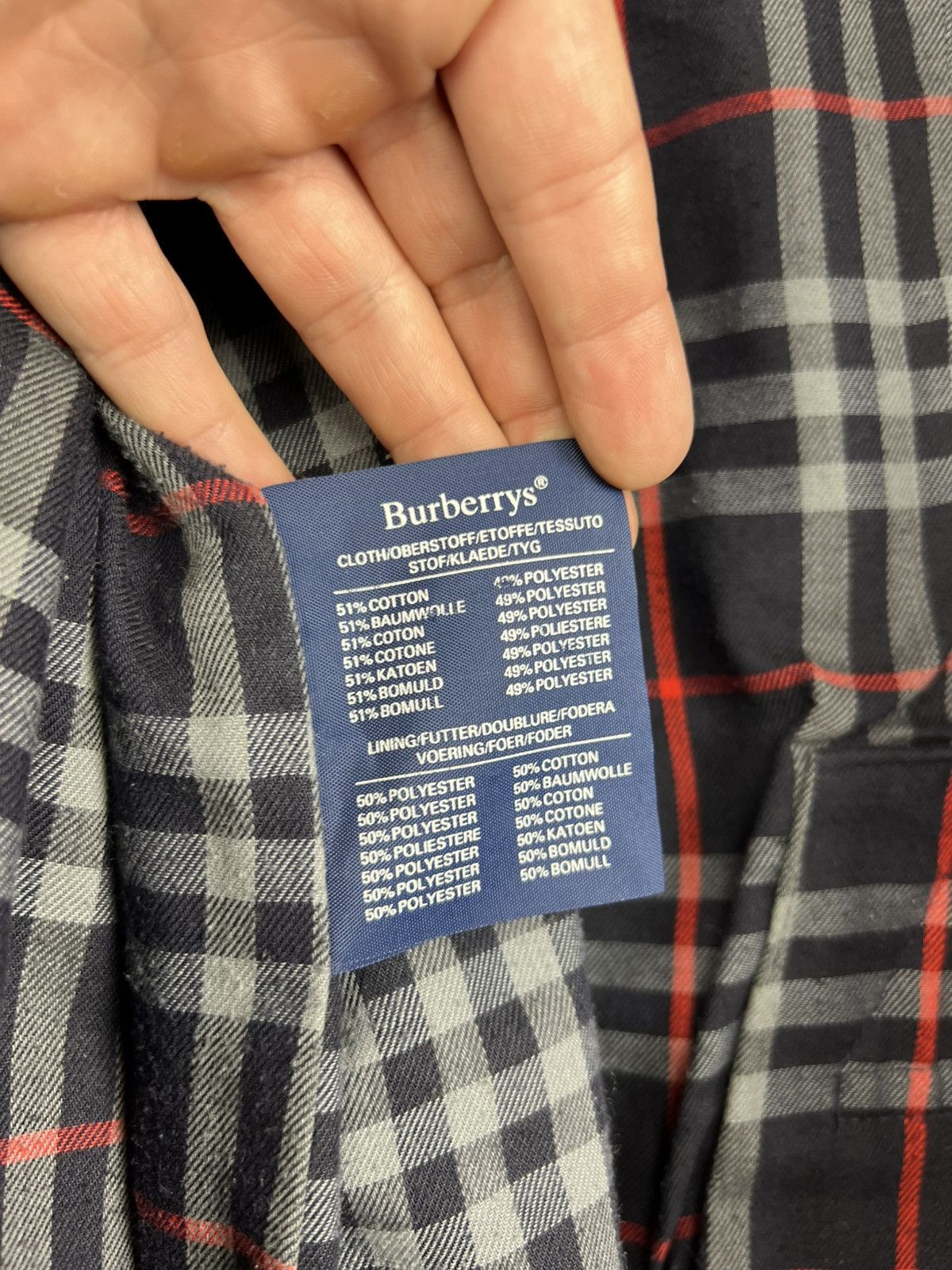 Burberry Vintage Burberrys Nova Check Double Breasted Trench Coat 10 Size M / US 6-8 / IT 42-44 - 9 Thumbnail
