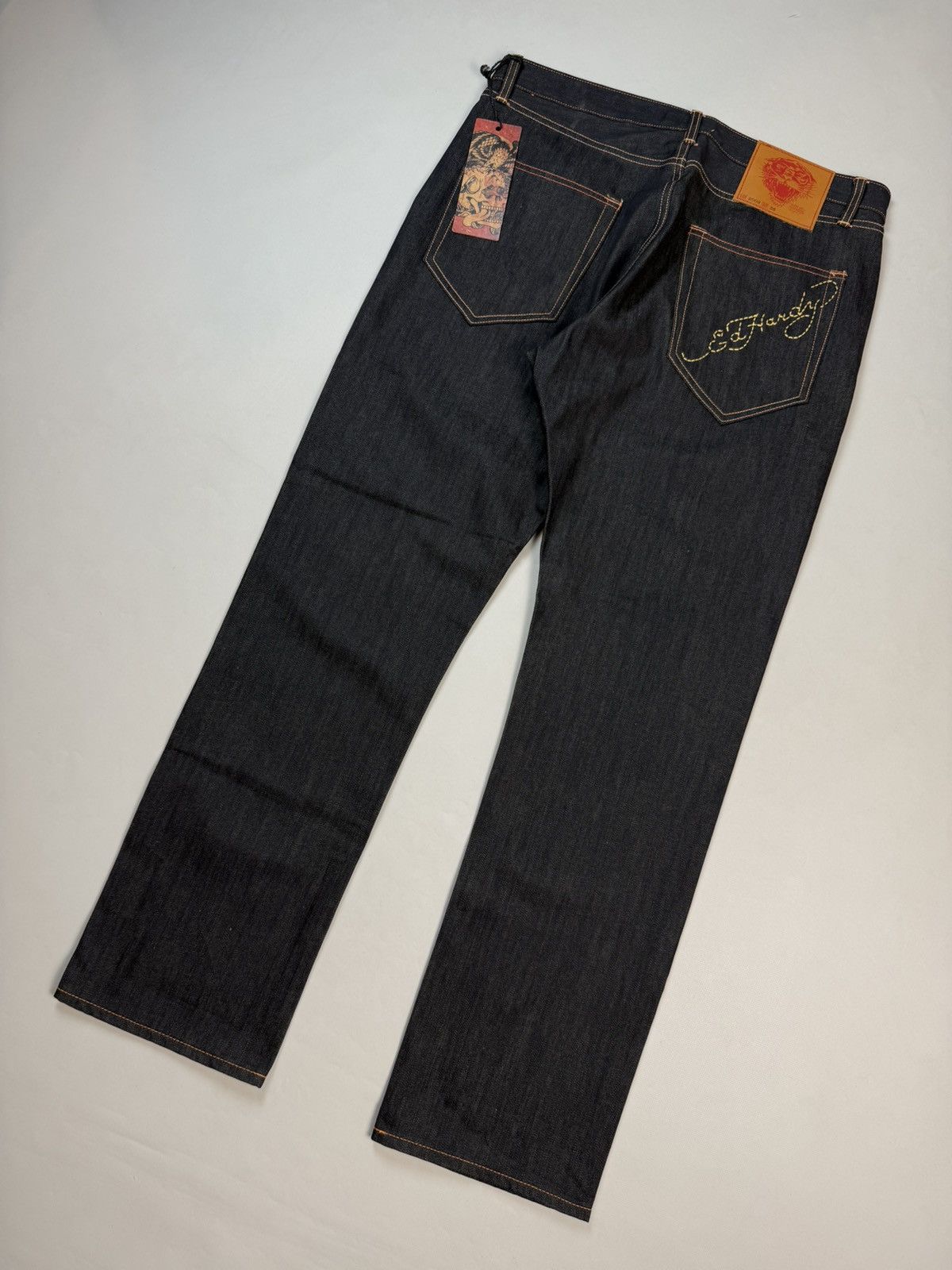 Ed Hardy BNWT! Ed Hardy By Christian Audigier Rap Baggy Denim Jeans Size US 38 / EU 54 - 4 Thumbnail