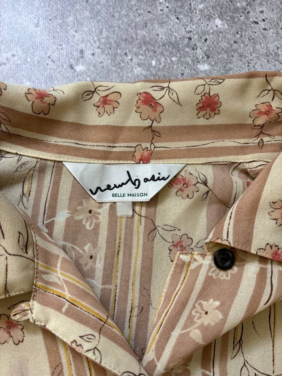 Japanese Brand Japanese Flower Shirt by Belle Maison Size M-L Size US M / EU 48-50 / 2 - 5 Thumbnail