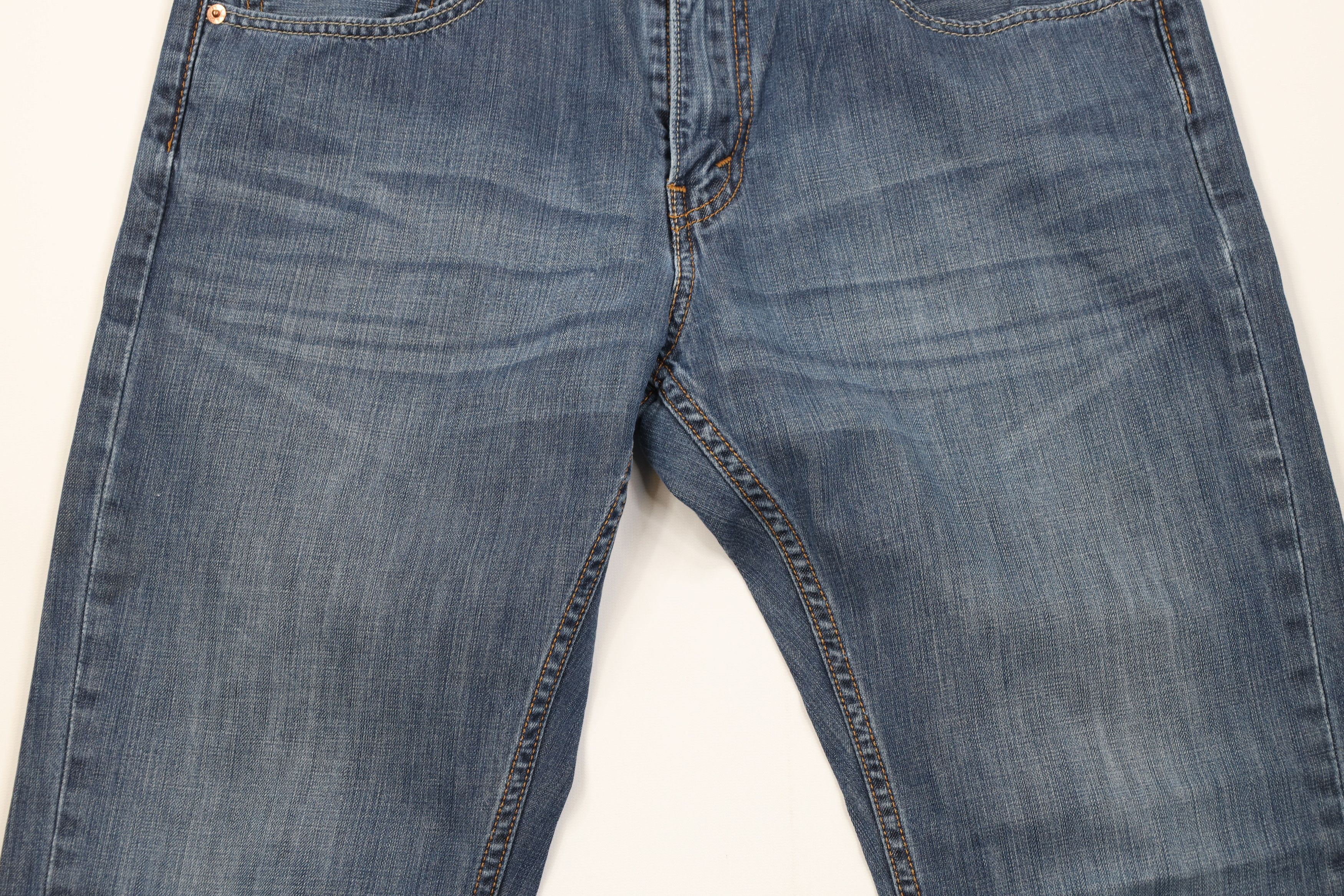 Levi's Vintage Y2K Levis 527 Slim Wide Leg Bootcut Denim Jeans Blue Size US 34 / EU 50 - 3 Thumbnail