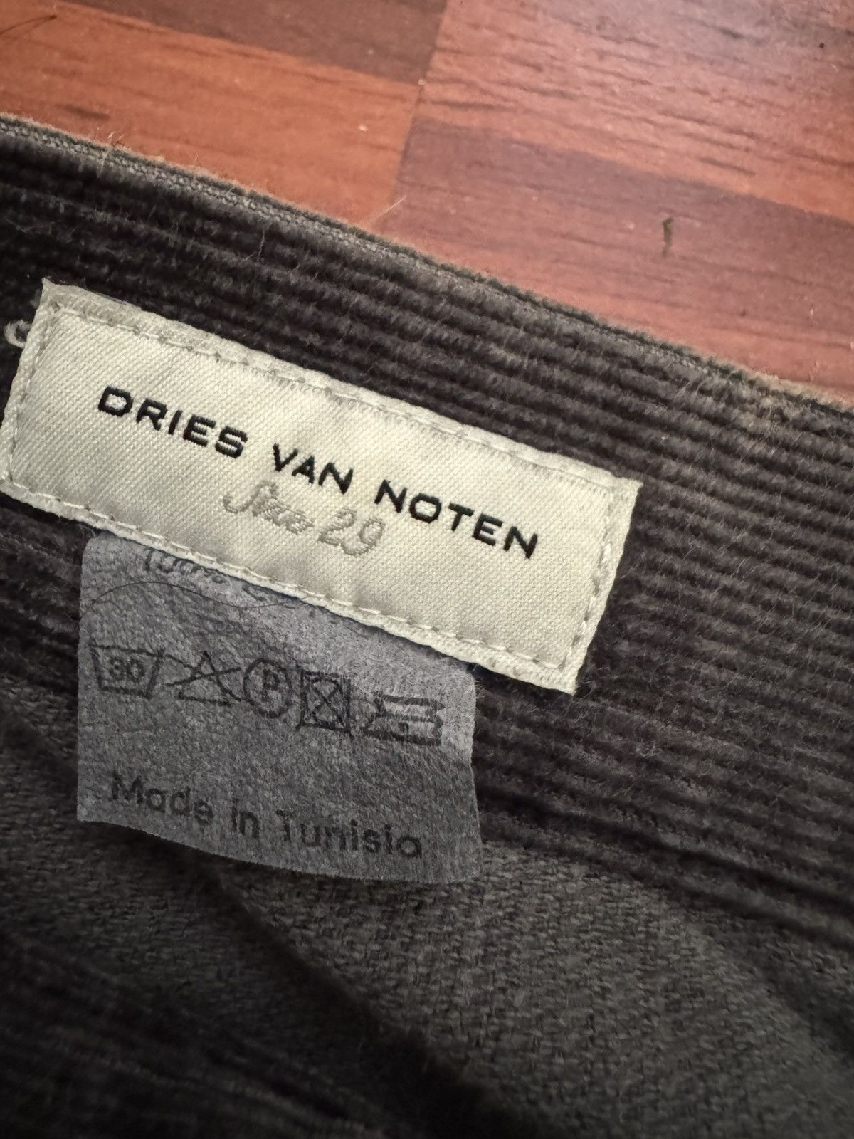 Dries van noten corduroy pants Bottoms