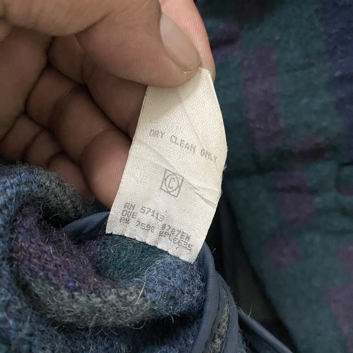 Japanese Brand ⚡️Vintage Eastern Mountain Sports wool printed zipper hoodie Size US M / EU 48-50 / 2 - 11 Thumbnail