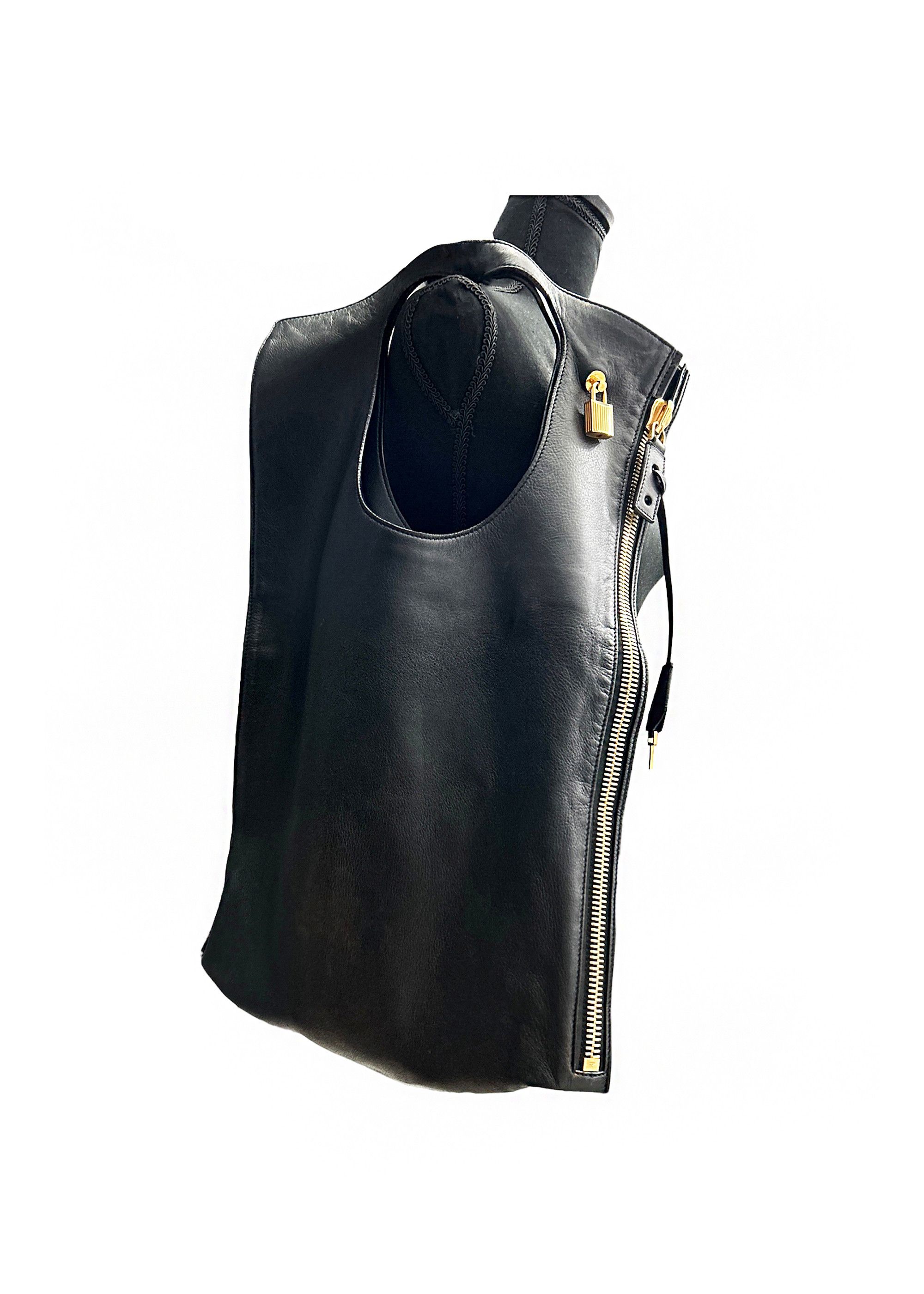 Tom Ford Tom Ford Alix Grained Leather Flat Shoulder Bag Size ONE SIZE - 11 Thumbnail
