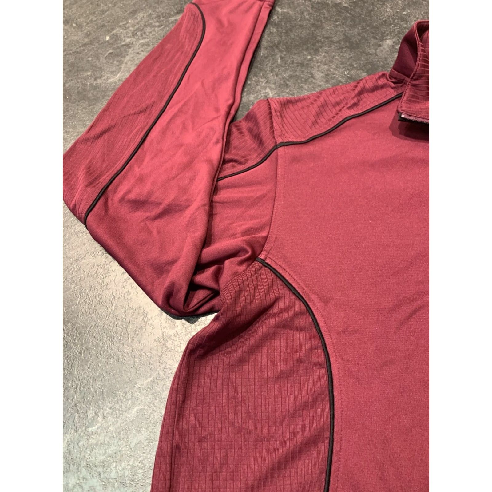 Vintage Greg Norman Performance Quarter Zip Pullover Sweater Men’s M Red Moisture-Wicking Golf Activewear Size US M / EU 48-50 / 2 - 6 Thumbnail