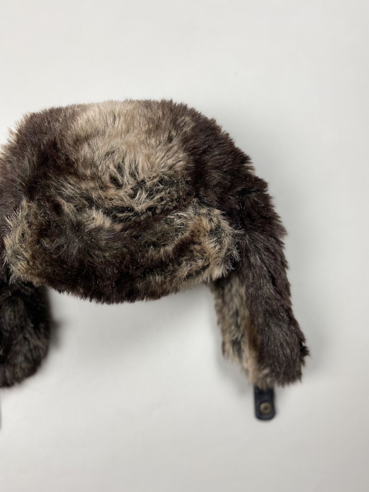 Japanese Brand Japanese Style Ushanka Trapper Hat Earflap Fuzzy Faux Fur Size ONE SIZE - 7 Thumbnail