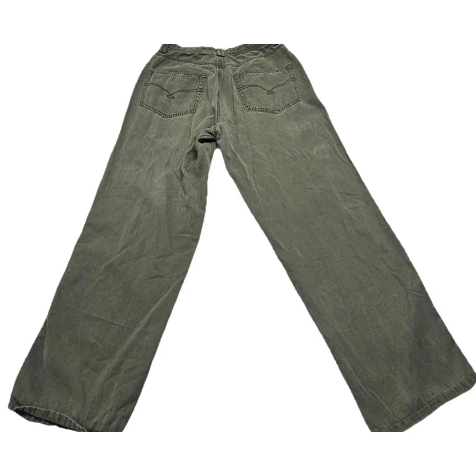 Tommy Bahama VINTAGE Tommy Bahama Pants Mens 30 Olive Lyocell Cotton Resort Casual Straight Relaxed Inseam 28 in Green Size US 30 / EU 46 - 6 Thumbnail