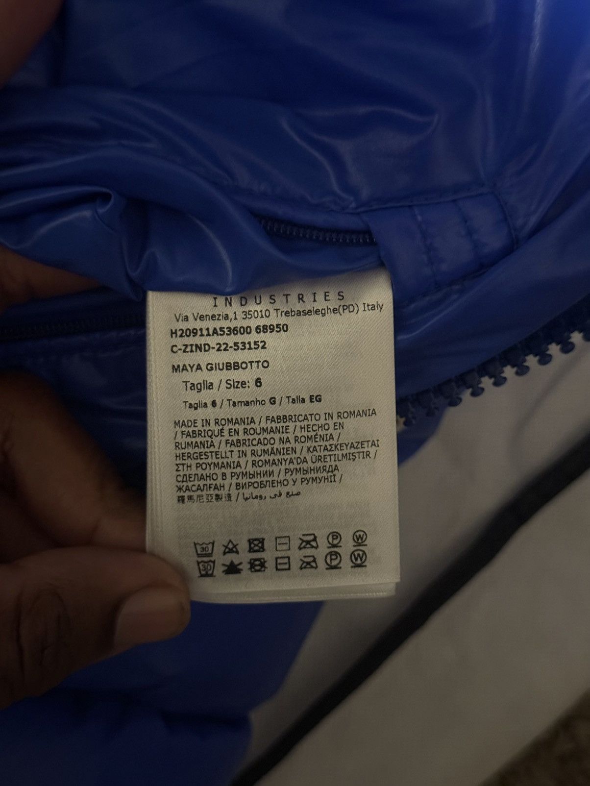 Moncler Moncler Maya Short Down Jacket – Royal Blue Size US XL / EU 56 / 4 - 7 Thumbnail