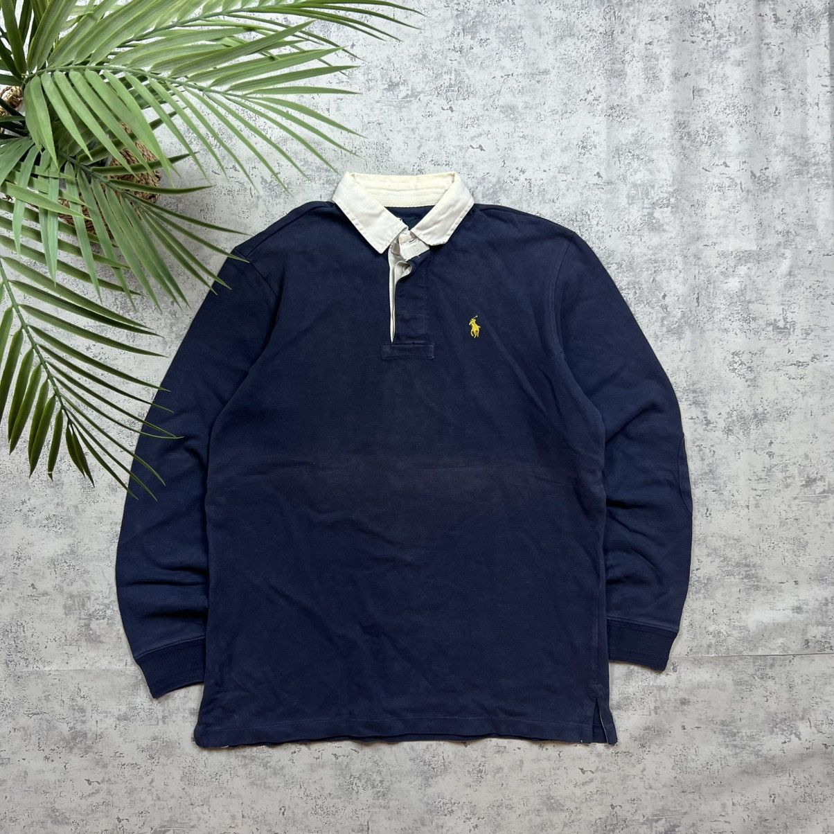 Polo Ralph Lauren 00s Ralph Lauren Vintage Y2K Avant Garde Longsleeve Polo Size US L / EU 52-54 / 3 - 1 Thumbnail