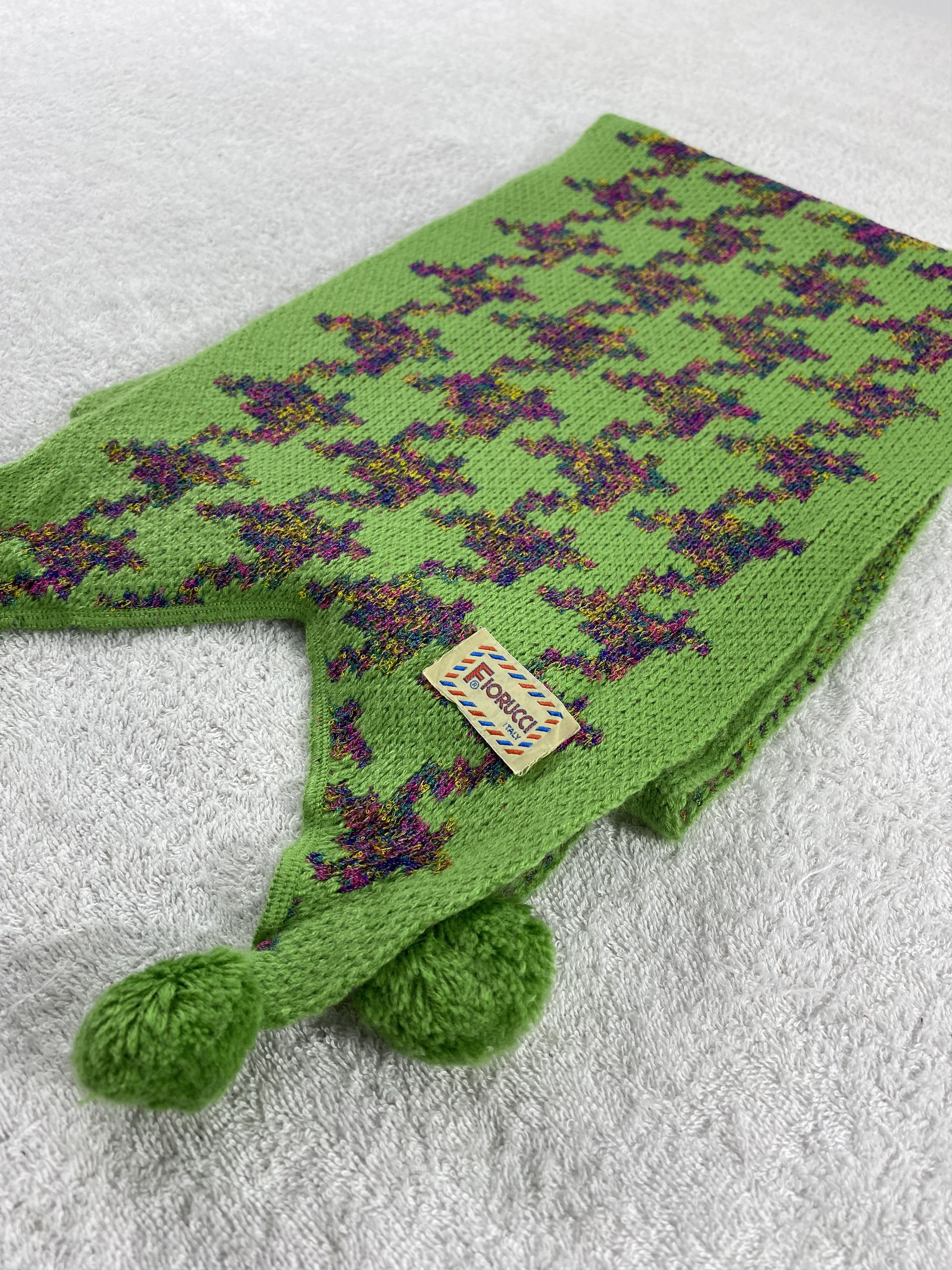 Fiorucci × Vintage Fiorucci Scarf / Muffler / Neckwear - WW1619 Size ONE SIZE - 3 Thumbnail