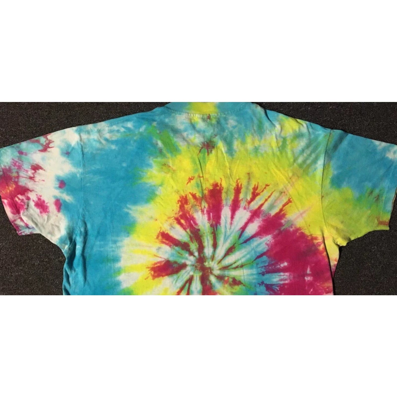 Hanes VINTAGE Hanes Faded Tie Dye Shirt XL USA Hippie Grunge 90s All Over Print T-Shirt Men Hipster Graphic Tee Size US XL / EU 56 / 4 - 7 Thumbnail