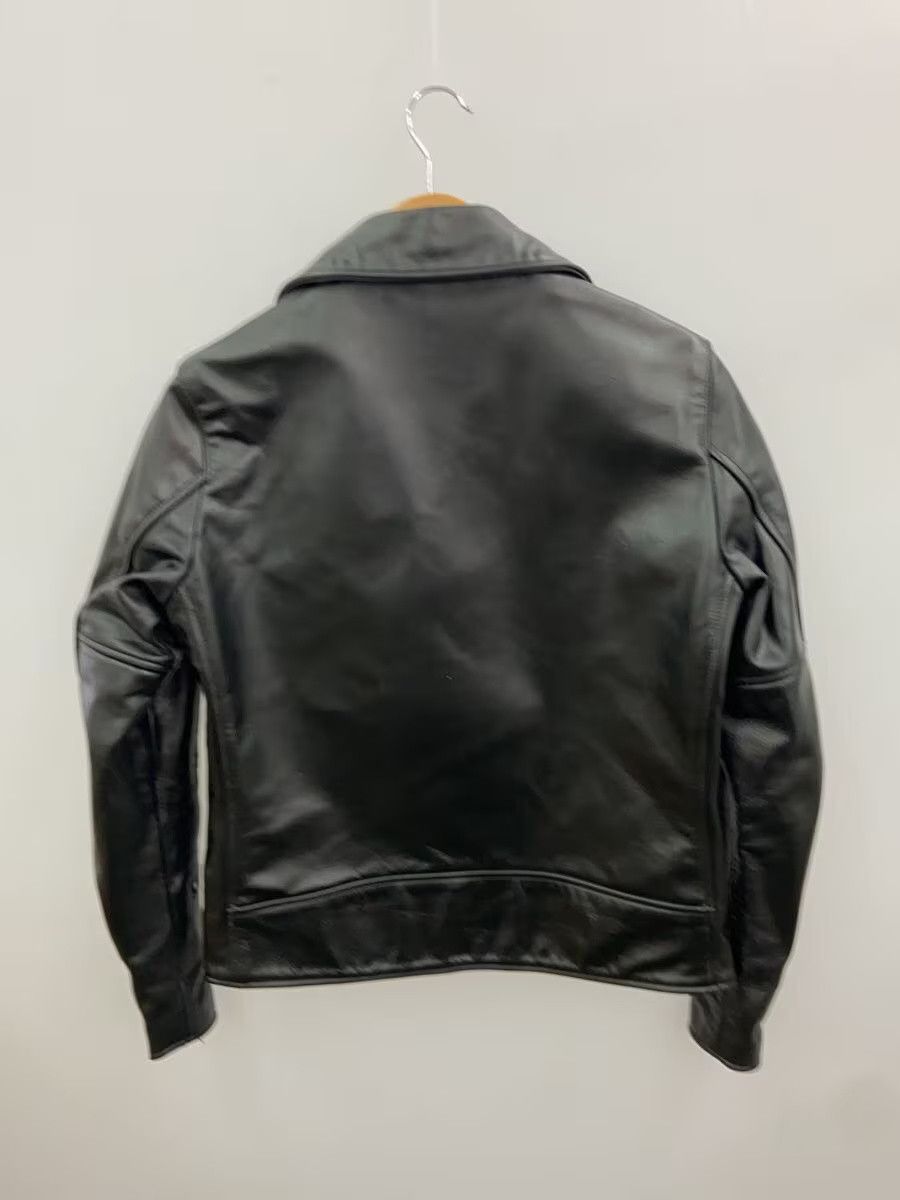 Hysteric Glamour Cowhide Double Riders Jacket Black