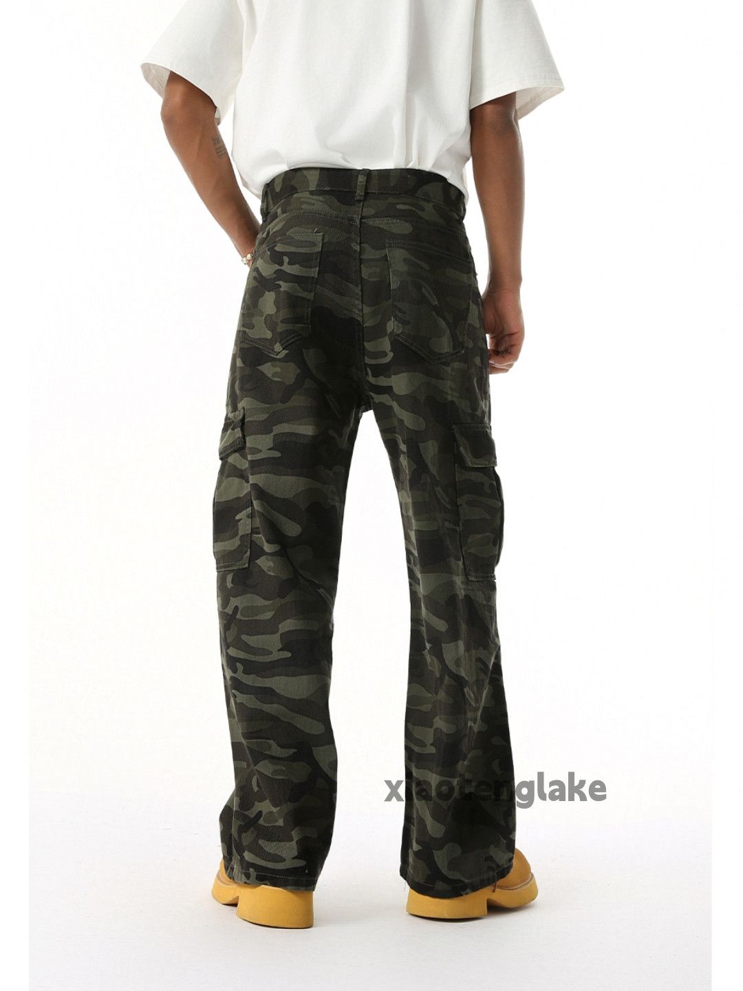 Designer × Japanese Brand × Vintage Utility military outdoor tactical cargo baggy camo pants Size US 33 - 3 Thumbnail