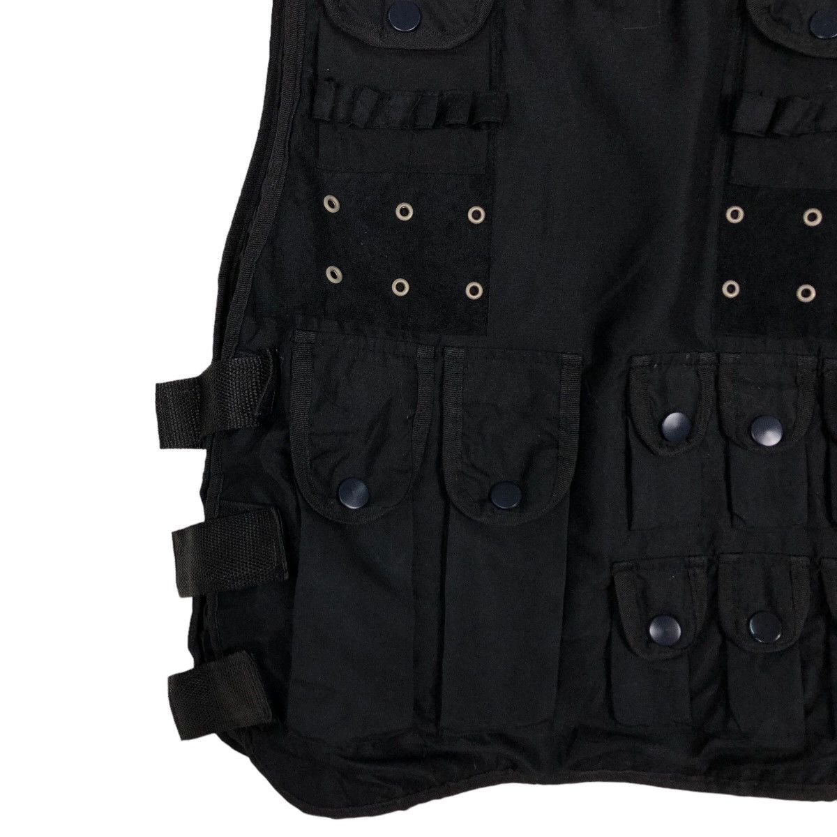 Japanese Brand 🔥Vintage Utility Bondage Cargo Pocket Vest Swat Big Logo Size US M / EU 48-50 / 2 - 4 Thumbnail