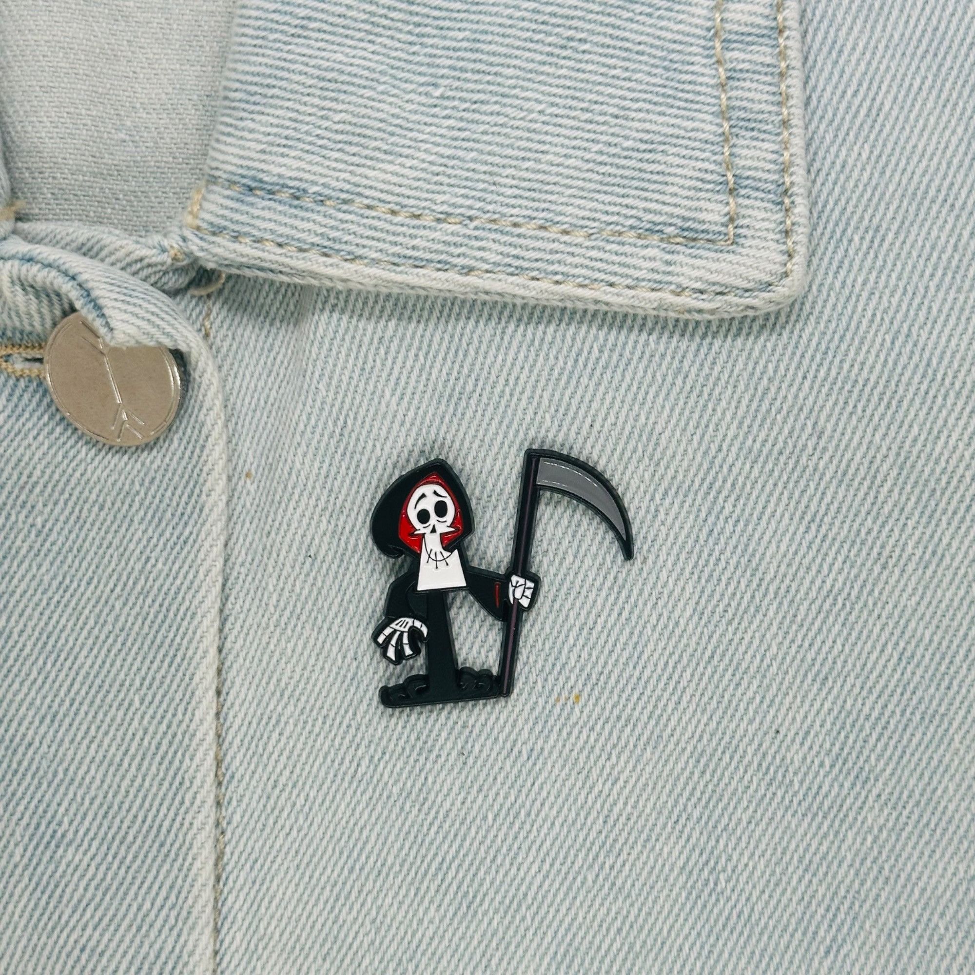 Other ✨New Oz Enamel Pin The Grim Adventures of Billy & Mandy Grim Size ONE SIZE - 1 Thumbnail