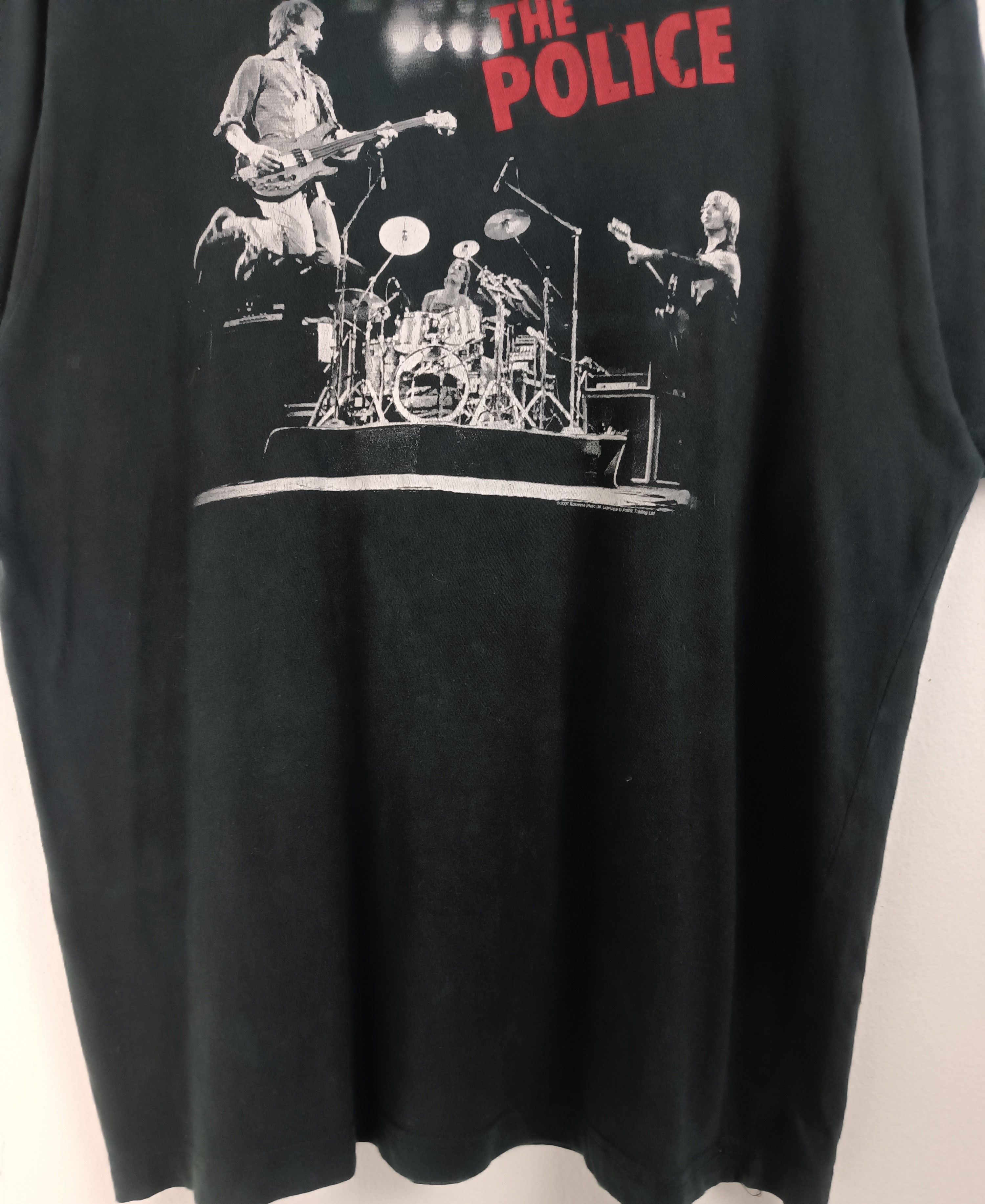 Band Tees VINTAGE 2007 THE POLICE US TOUR TEE sting U2 duran clash Size US L / EU 52-54 / 3 - 9 Thumbnail