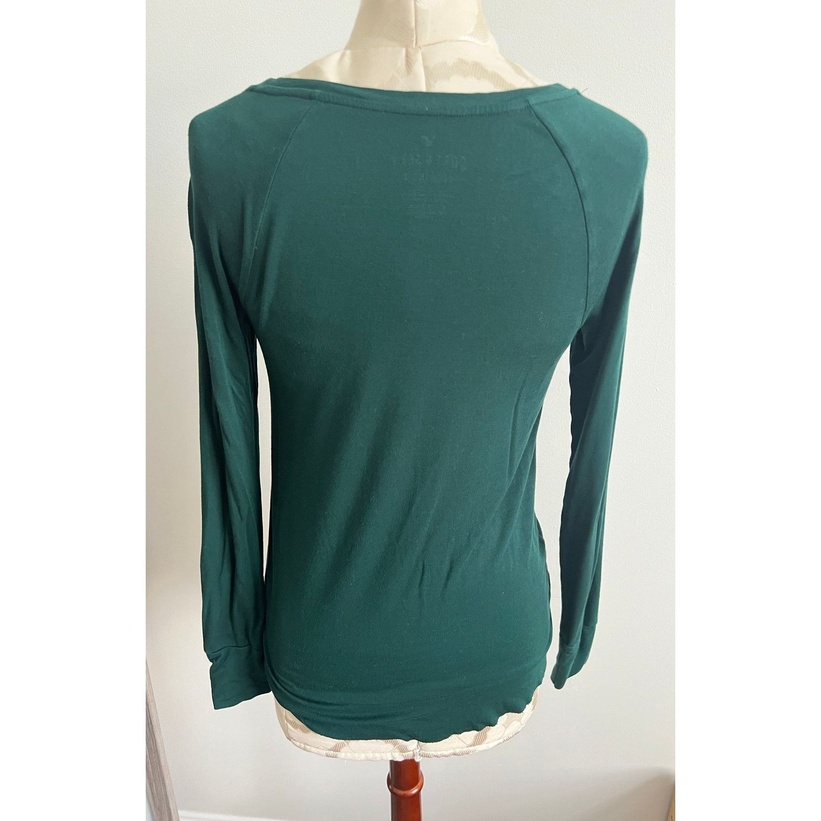 American Eagle Outfitters AEO Junior's Soft & Sexy Long Sleeve Jegging T-shirt XS Size XS / US 0-2 / IT 36-38 - 5 Thumbnail