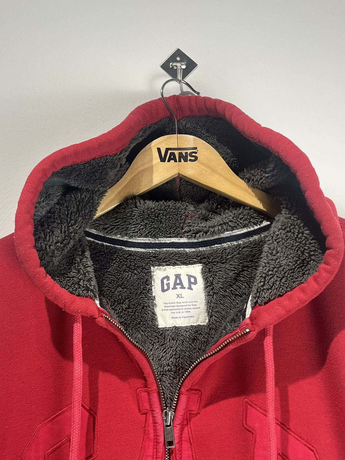 Gap × Yeezy Vintage Gap Sherpa Hoodie Zipper Size US XL / EU 56 / 4 - 4 Thumbnail