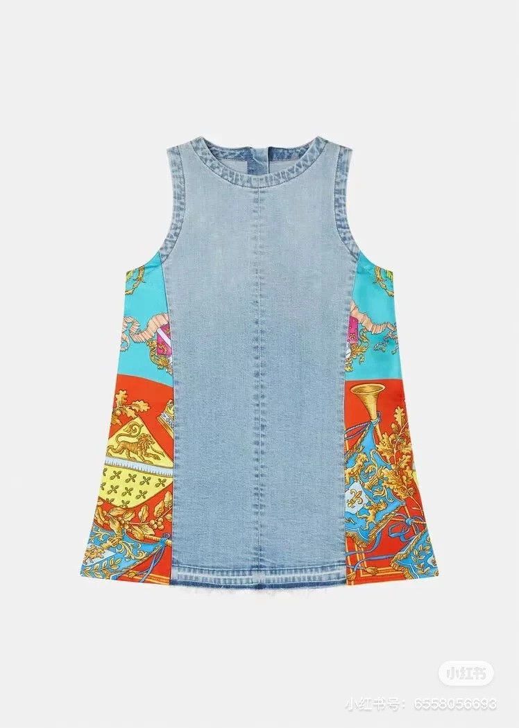 Versace Versace Denim dress Size M / US 6-8 / IT 42-44 - 1 Thumbnail