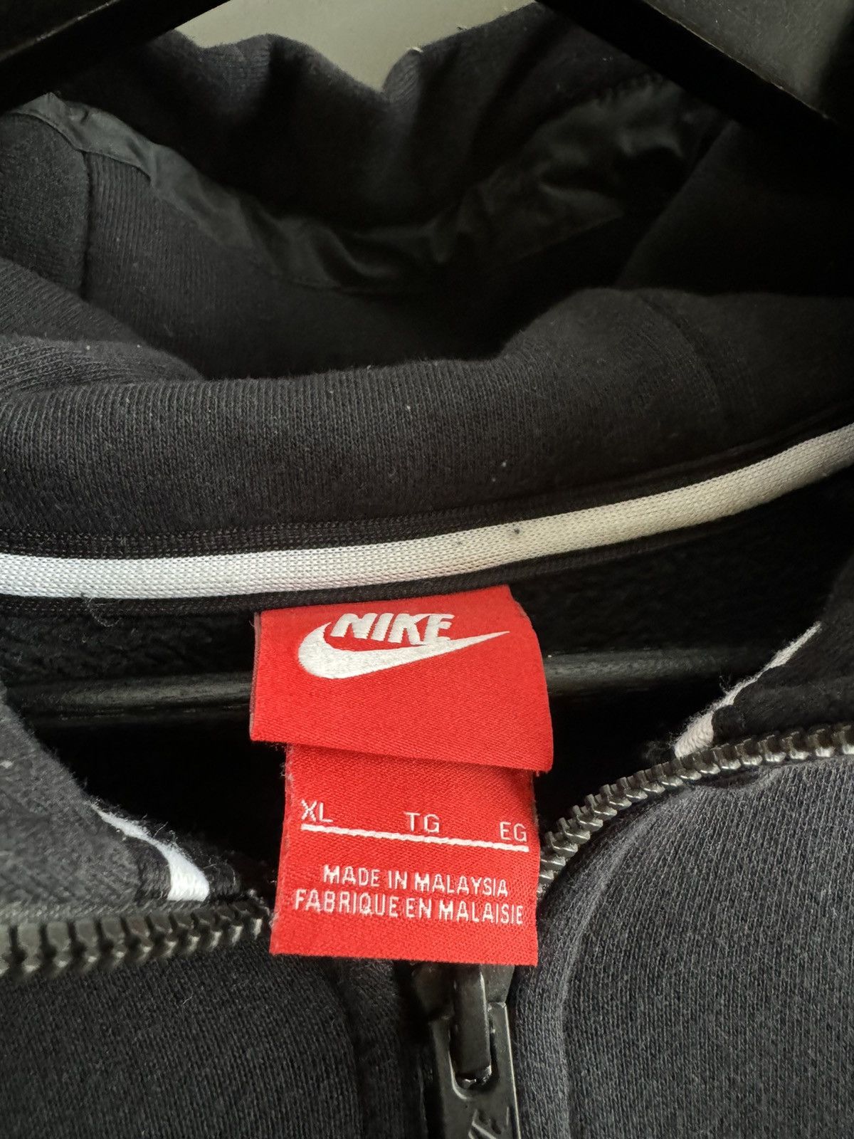 Nike × Vintage Vintage Nike Modern Tech Fleece Box Logo Hoodie Size US XL / EU 56 / 4 - 4 Thumbnail
