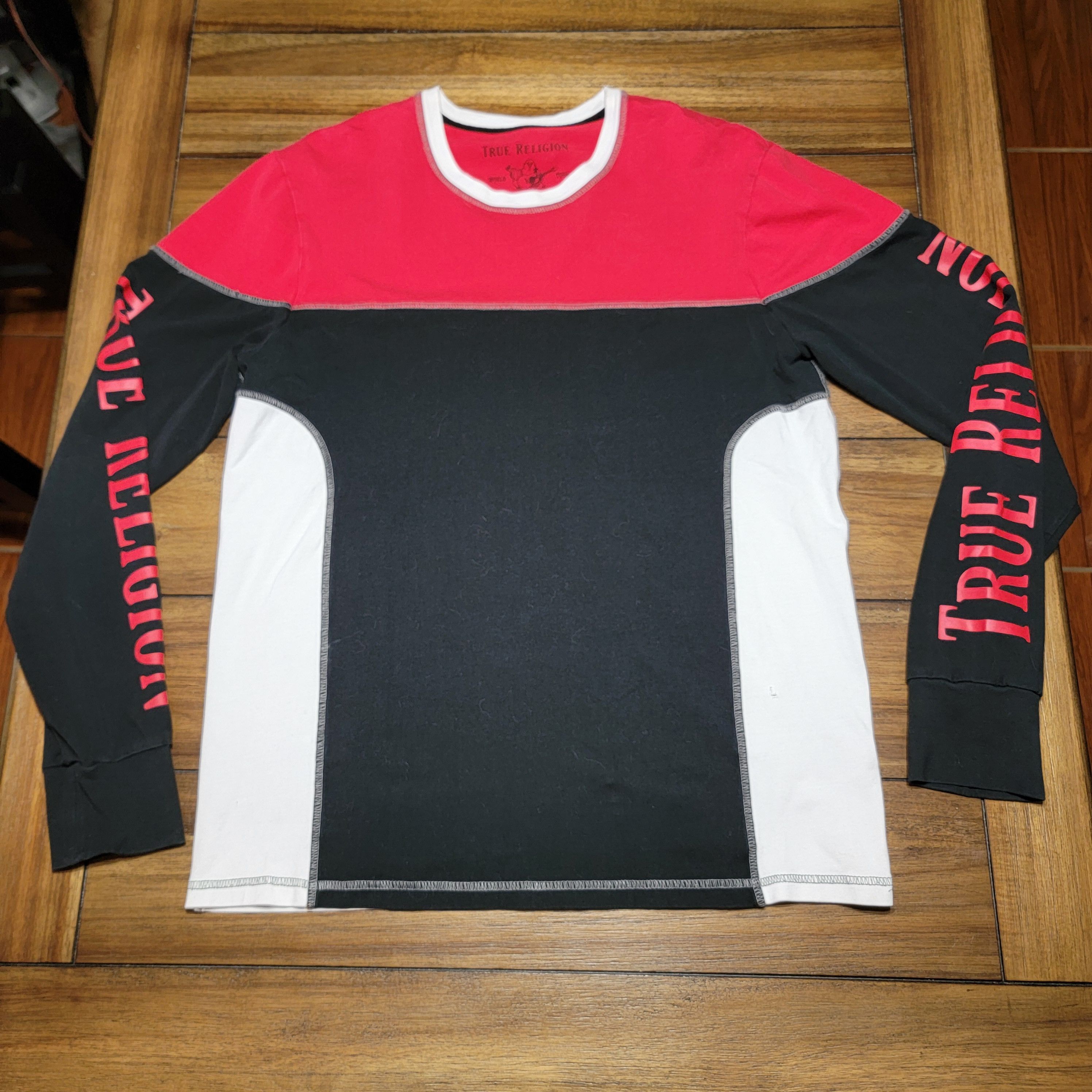 True Religion True Religion LS Unisex Rugby Crewneck - Size Large Size US L / EU 52-54 / 3 - 1 Thumbnail