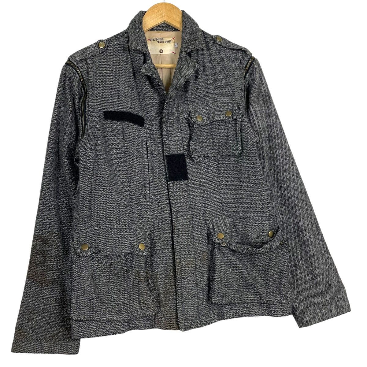 Japanese Brand × Le Grande Bleu (L.G.B.) 💥MODERN DESIGN MULTIPOCKET HUNTING JACKET Size US M / EU 48-50 / 2 - 4 Thumbnail