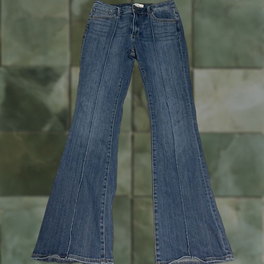 Vintage Driftwood Rosie Blue Flare Jeans Sz 28 X 31.5 Size 28" / US 6 / IT 42 - 1 Thumbnail