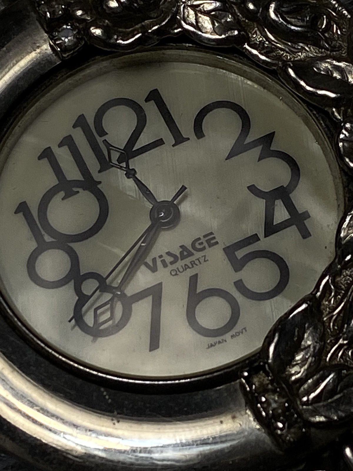 Vintage Floral Silver Mesh Watch - Japanese Brand Size ONE SIZE - 5 Thumbnail